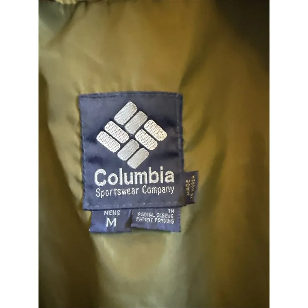 Columbia Jacket Med Camo Camouflage Radical Sleeve Pockets Outside Inside Coat - Picture 9 of 11